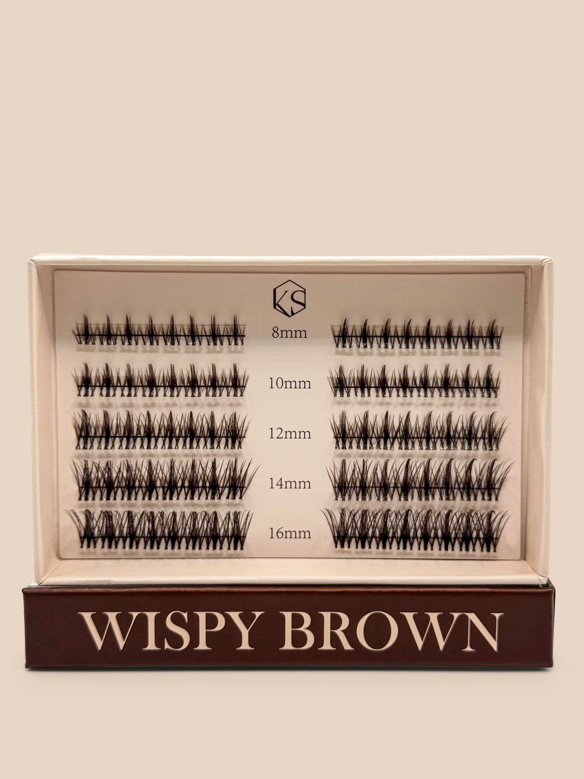 Wispy Brown- Mixed Length Clusters